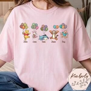 Kid  Shirt, Cute Bear And Friend Shirt, Personalized Mom Shirt